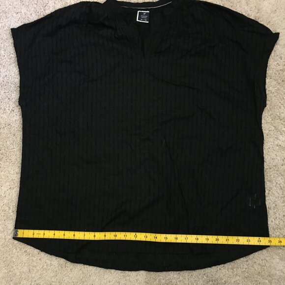 Black Broderie Anglaise 100% Cotton Sleeveless Blouse - Picture 9 of 13